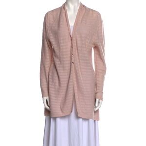 Cashmere Plunge Neckline Sweater. 100% Cashmere.